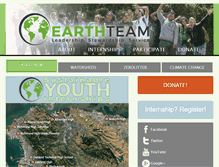 Tablet Screenshot of earthteam.net